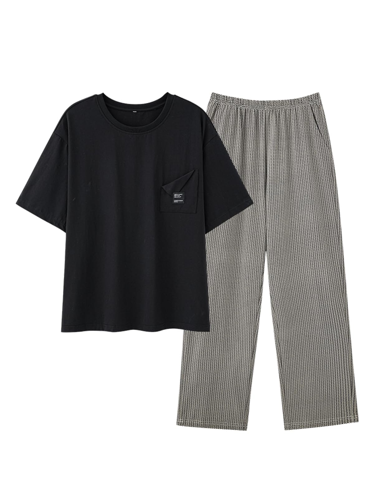 

Summer Short Top and Bottom Summer Crew Loose Gentle on the Cute [RENPAI] Women s Pajamas, Sleeves, Set, Loungewear, 100% Cotton, Pajamas, Loungewear,