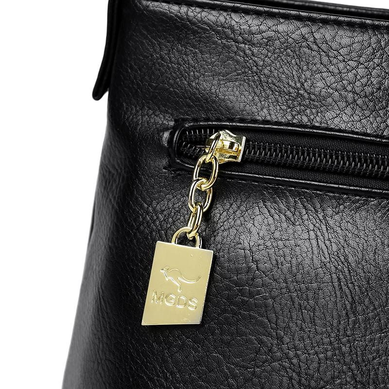 Borsa a Spalla Vintage da Donna in PU Grande Capacità Borsa a Tracolla Piccola Quadrata