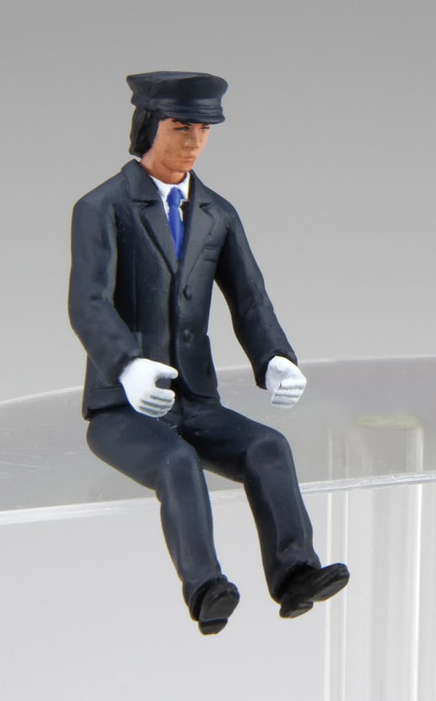 Sightseeing Bus Series 3 Isuzu Gala Super Bus Guide Driver Plastic Model 1/32 No. EX-1 High-Decker (Includes & Figures)