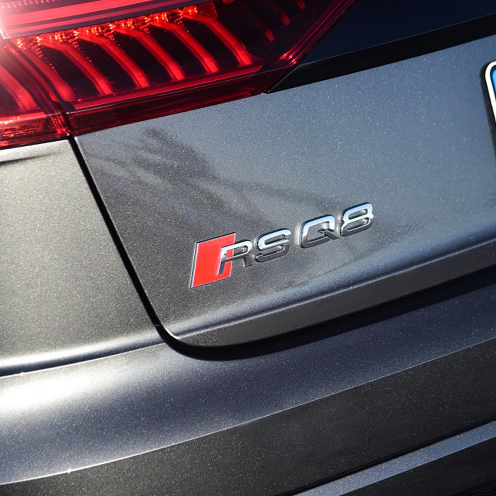 New 3D ABS Car Body Trunk Emblem Sticker Badge Decoration Decals Auto Accessories For T RSQ4 RSQ6 RSQ8 RS A3 A4 A5 A6 A7 Q3 Q5 Q7