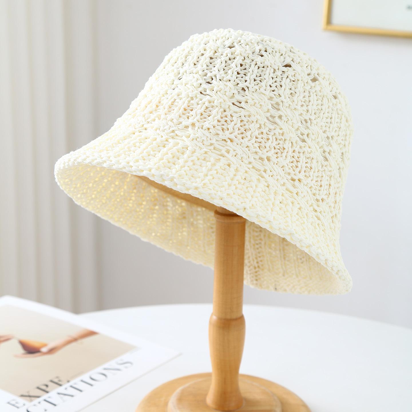 

Women s Summer Fashion Personalized Fisherman Hat Seaside Sunhat Beach Bucket Hat Casual Travel Accessory 56-58cm