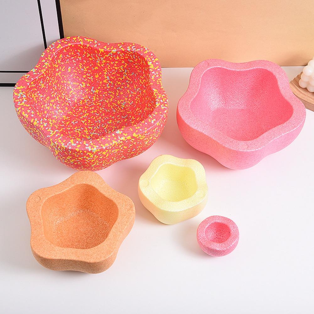 Five-pointed Star Steeping Stone Balance Game River Stones Balance Stepping Stones  Children's