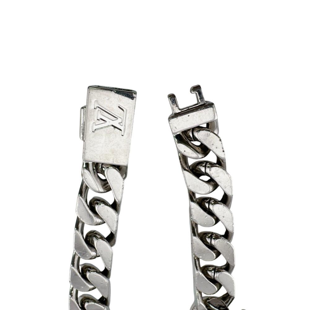 LOUIS VUITTON M00269 Chain bracelet Monogram Silver bracelet Silver Silver Used