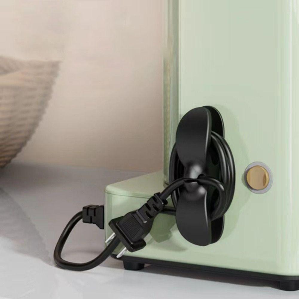 Air Fryer Coffee Machine Smart Anti-winding Self-Adhesive Cord Wrapper Cable Winder Clip Wire Fixer