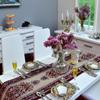 Multi-colored Miniature Woven Rug 1:12 Scale Mini Floor Coverings Doll House Tableflag  Dollhouse