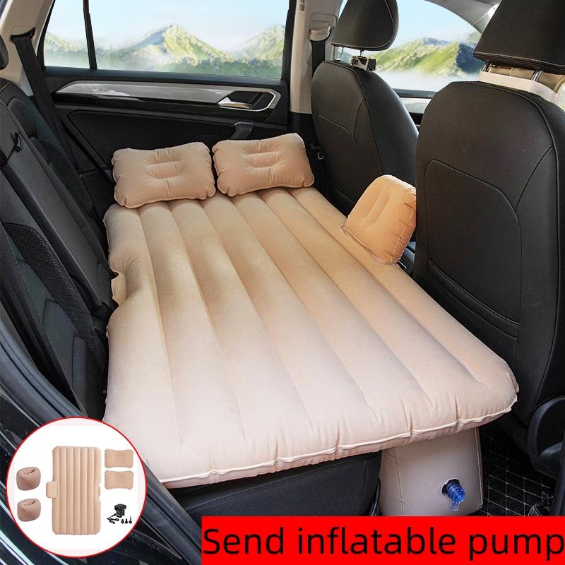 Car inflatable bed car supplies rear sleeping mattress car SUV car backseat sleeping mat travel air mattress bed