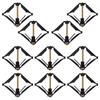 New 10/50pcs 86 Type Wall Sock Bottom Box Repair Screw Tools Wall Switch Fixed Support Rod Adjustment Socks Box Electrical Ss