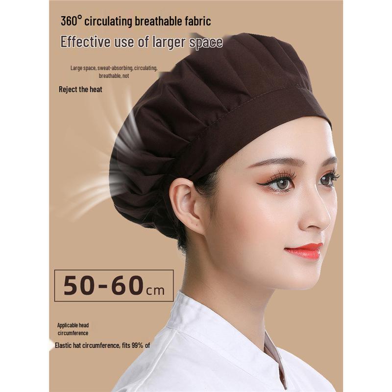 Unisex Atmungsaktive Mesh Kochmütze für Küche und Catering, Anti-Öl, Haarschutz