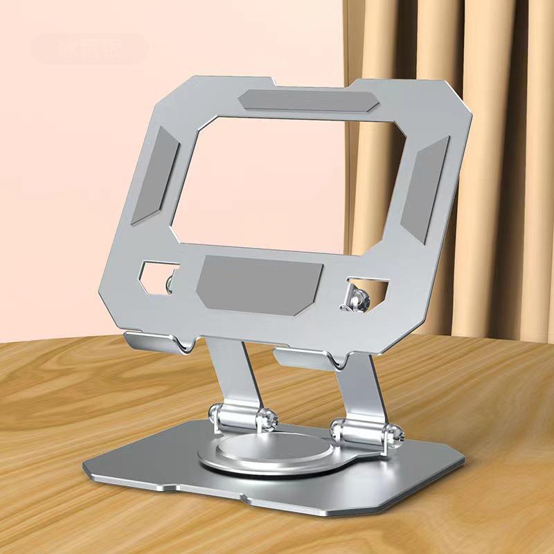 360° Rotatable Tablet Stand Adjustable Foldable Desktop Stand Holder Compatible For 4.7-12 Inch Ipad Pro/Air/Min Laptop Tablet