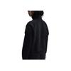Nike Sportbekleidung Windrunner Logo Stehkragen Bequeme Langarmjacke Damenjacken Schwarz Weiß HJ0976-010