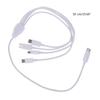 4-in-1 USB C To Multi Charging Cable USB C To Micro USB + Type C Universal Charger Cable for Phone Multiple Devices