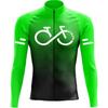 Unisex Long Sleeve Cycling Jersey Set Mountain Road Bikes Quick-Dry Performance Apparel