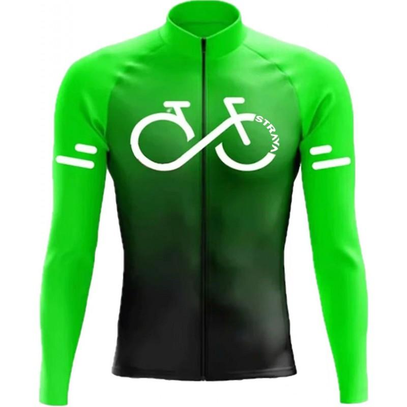 Unisex Long Sleeve Cycling Jersey Set Mountain Road Bikes Quick-Dry Performance Apparel
