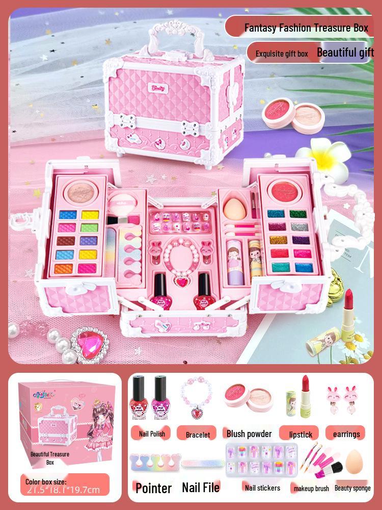 

Набор для макияжа «Маленькая принцесса» для девочек – Подарочная коробка на день рождения