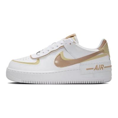 Air Force 1 Shadow Vit Team Guld Hampa Dam Sneakers DZ1847-111