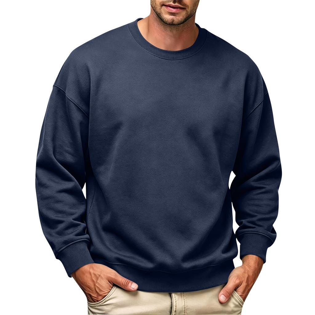 Men's Winter Neck Sweatshirt for Casual Everyday Wear