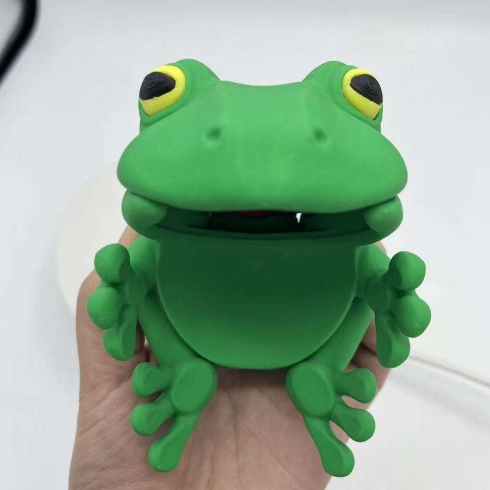 Reusable Frog Cans Cover Universal Soda Can Lid Movable Mouth Frog Jar Lid  Drinkware Accessory