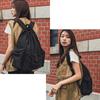KiU Packable Drawstring Backpack Large Black (K365-900) - Waterproof, Water-repellent, Unisex, Compact, Capacity, Stylish, Casual, Outdoor, Travel,