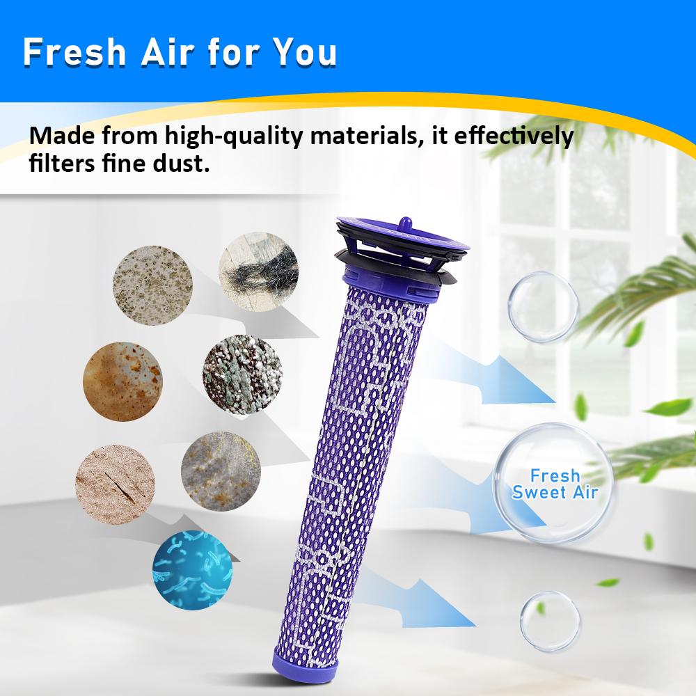 HEPA-Filter Ersatz für Dyson V6 DC58 DC59 DC61 DC62 DC74 Animal Absolute Akku-Staubsauger Vorfilter Teile