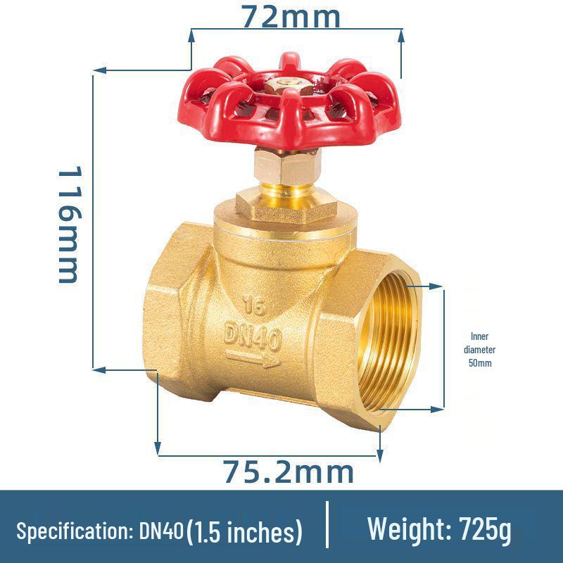 All-copper High-temperature Stop Valve for DN15 To 2-inch Pipes, Compatible with Steam, Air Conditioning, and Water Systems.