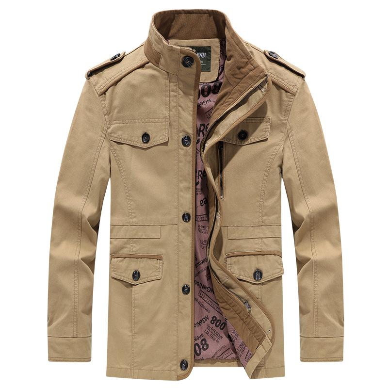 

Куртка мужская повседневная ветровка большой хлопковый топ M