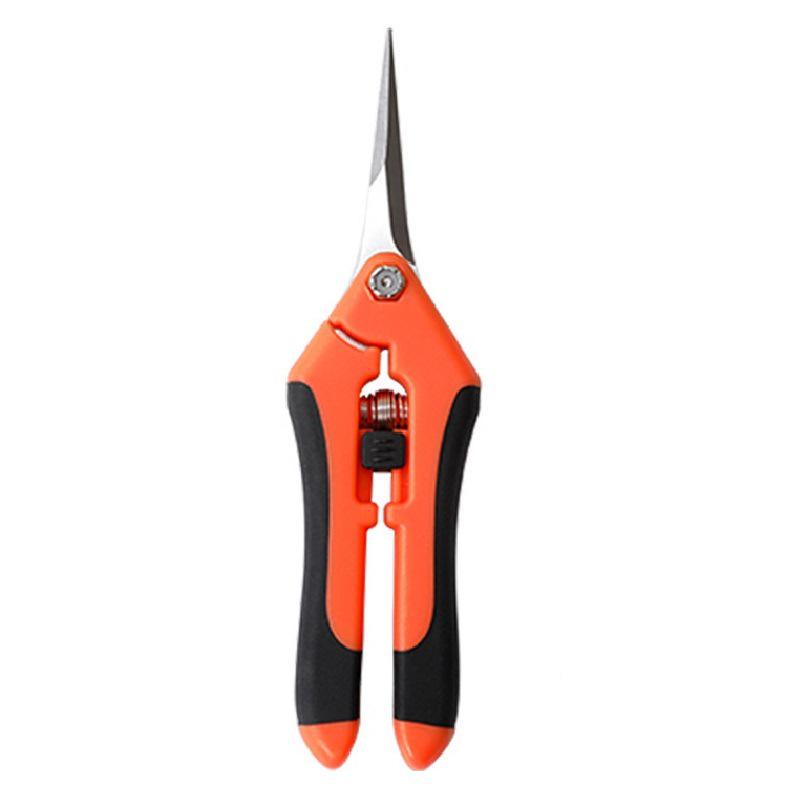 Stainless Steel Gardening and Floral Pruning Shears: Heavy-Duty Garden Scissors for Branch Cutting and Fruit Picking