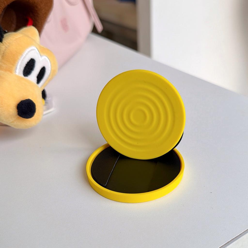 Universeller starker magnetischer Handy-Griffhalter Popping Handy-Buchsen Wasserwellen Rundes Silikon Faltbarer Ständer Halterung