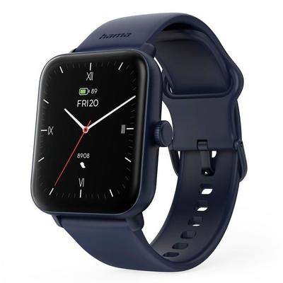 Smartwatch - HAMA - 6010 - Blue - Vibrating Alarm - Heart Rate Sensor
