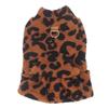 Leopard Print Fleece Princess Skirt for Small Dogs - Autumn/Winter Collection