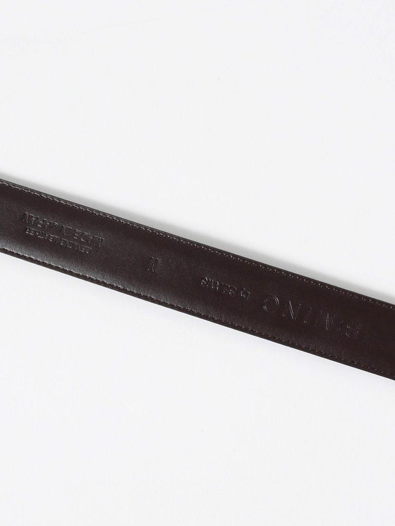 B:MING LIFE STORE by BEAMS / Belts & Suspenders B:MING by BEAMS Glass Leather Belt for Men in D.BROWN