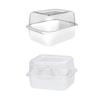 Hamster Cage 25x19x19cm Pet Supplies for Hedgehog Guinea Pig Breathable Lightweight Clear Small Animal Habitat House