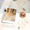 Custom Photo Gold Locket Necklace For Women,  Personalized Memorial Gifts For Women Teen Girls Valentine's Day Birthday Anniversary