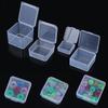 Transparent Plastic Hardware Case Beads Container Pill Chip Box Small Storage Box Jewelry Organizer Case