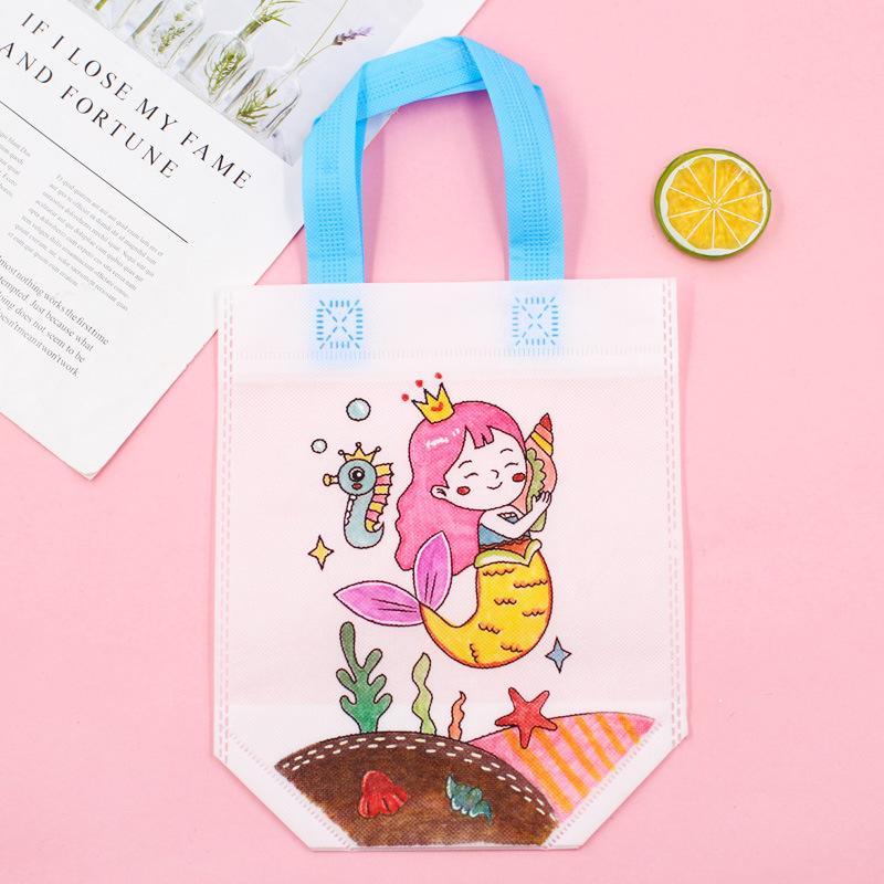 Non-Woven Graffiti Bag Diy Garbage Sorting Bag Children'S Hand-Painted Production Coloring Painting Handbag Material