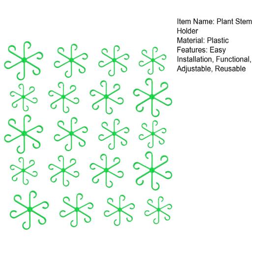 20Pcs Plant Stem Supports Indoor Plants Stem Holders Reusable Monstera Plant Supports Prevent Stem