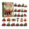 Advent Calendar for Girls Transportation Vehicles 2026 Kids, 24 Day Christmas Countdown Set with Collectible Acrylic Mini Vehicle Figures Holiday