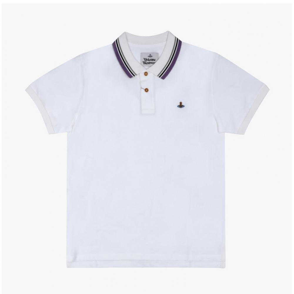 Vivienne WeSTwood ClaSSic Polo Men S ShorT Sleeve T ShirT Orb 2h01000p J0009 A40
