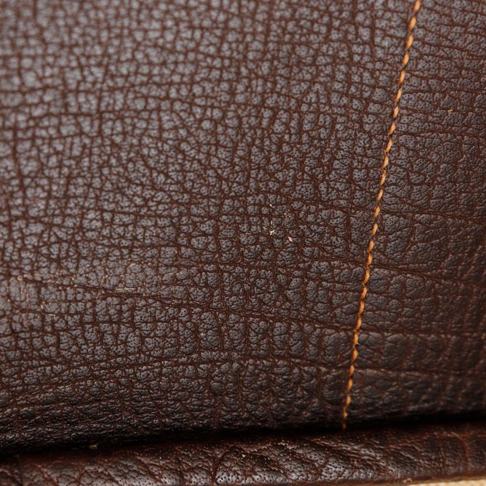 HERMES Garden party PM Tote Bag Marron Beige / Brown Tower ash Women Used