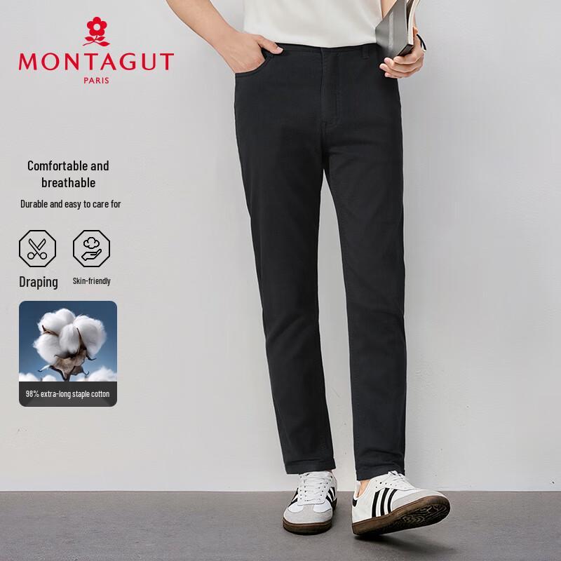 MONTAGUT Men s Straight-Leg Casual Pants 33