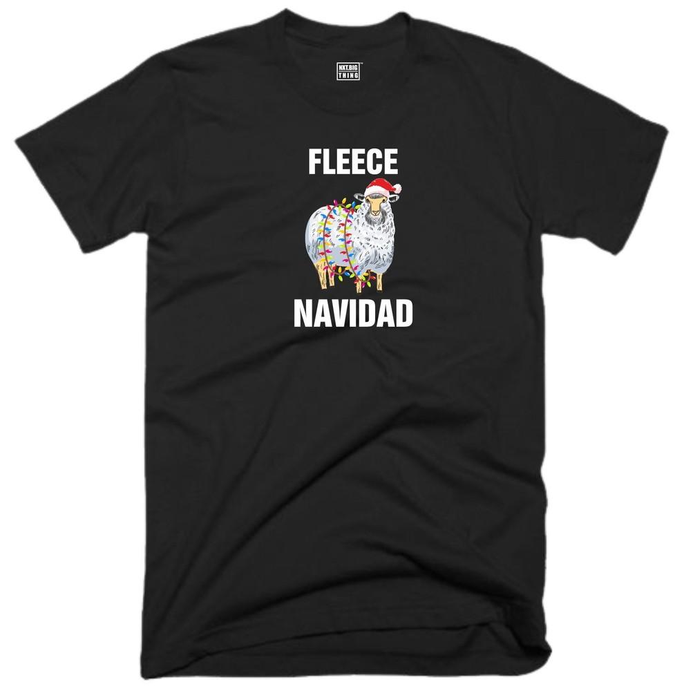 Fleece Navidad T Shirt Christmas Clothing Joke Xmas Lights Festive Gift Kids Top M