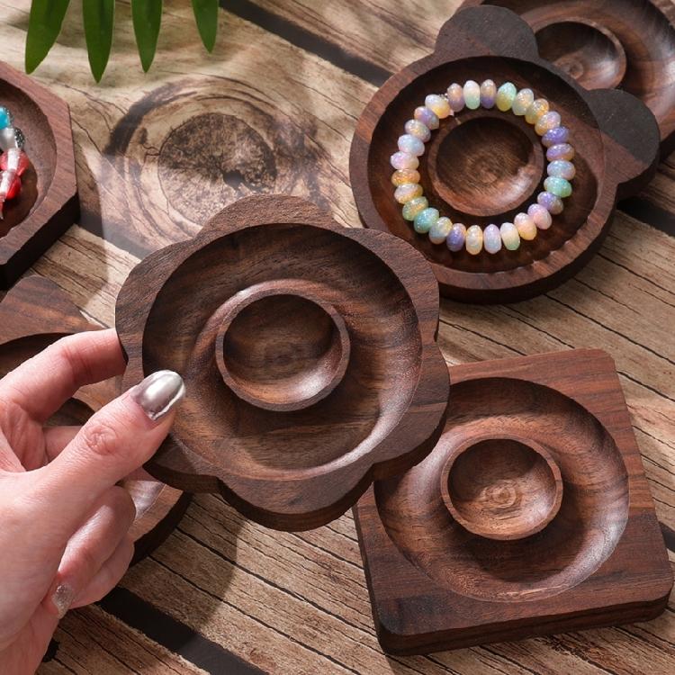 Multifunktionale Holzplatte Schmuck Perlenbrett Handgemachte Armband Halskette Organizer Perlen Tablett Schmuck Design Tablett