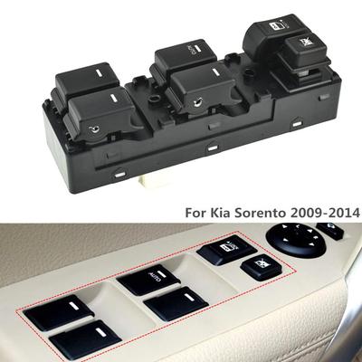 Bouton de commutation de lève-vitre électrique avant gauche à 16 broches pour KIA Sorento 2009 2010 2011 2013 93573-2P000 93570-2P100