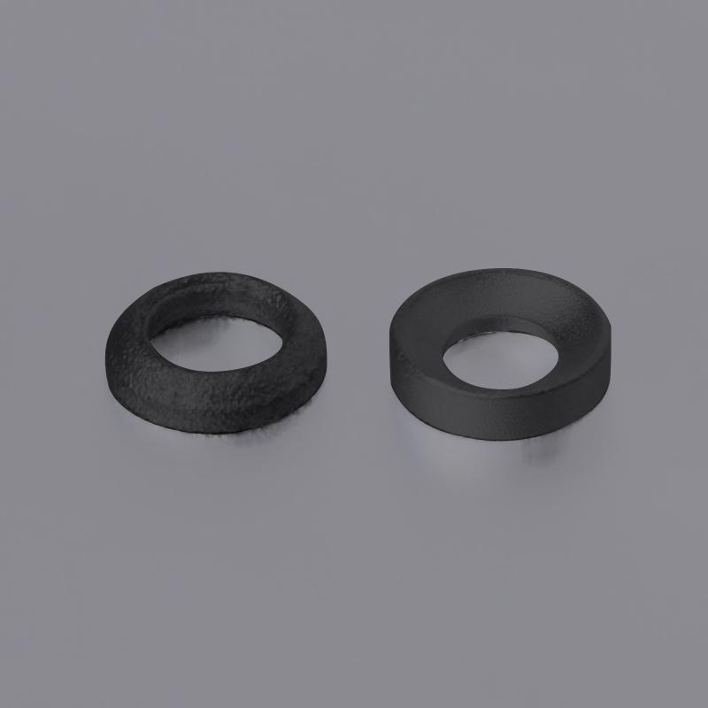 2 Pezzi/set Lega M5 Bulloni Freno a Disco Spaziatore Mountain Bike Spaziatore Freno Rondelle Bici Rondelle Convesse Concave Anelli Bici MTB
