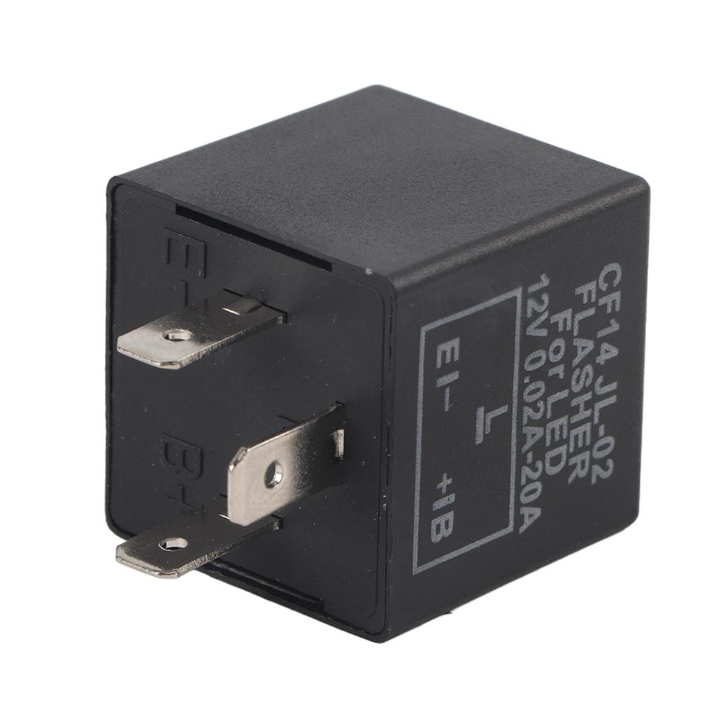 Indicator Semnalizare 12V 3 Pini Releu LED Intermitent Reglabil Fix Indicator Intermitent CF14