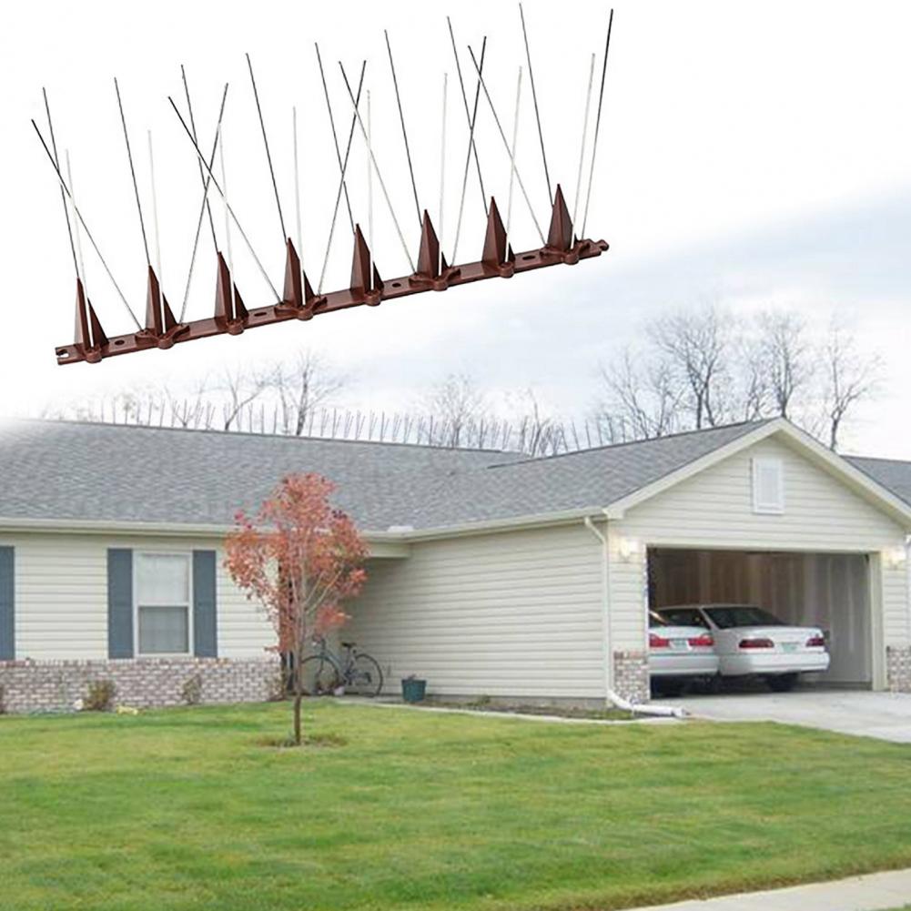 Cat Deterrent Fence Spikes Bird Deterrent Spikes for Fence Wall Anti Climb Cat Pigeon Repellent Garden Bird Spikes