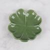 1Pc Ceramic Jewelry Tray Tabletop for Cosmetics and Accessories Nordic Style Clover Leaf Storage Box for Wedding Birthday Gifts