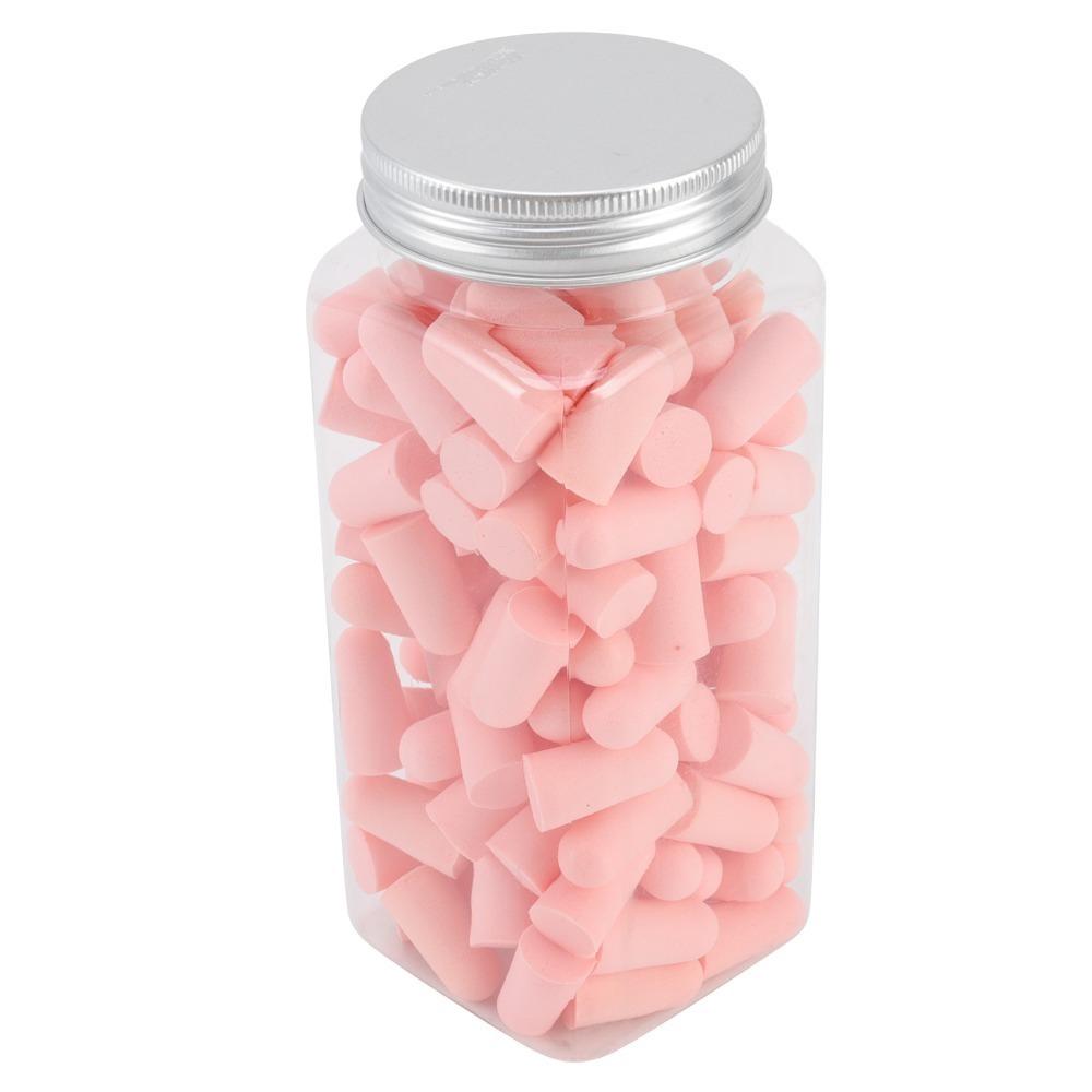 120Pcs 2.5*1.3cm Noise Reduction Sleeping Earplugs Factory workshop ear shielding 120Pcs