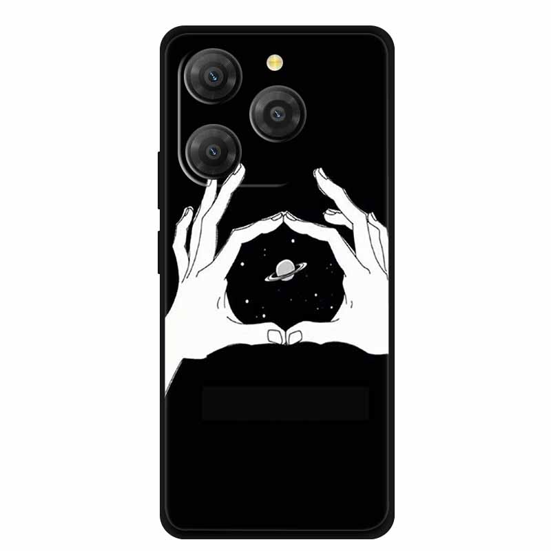 Για θήκη Blackview Shark 9 Shark9 Coque 6.67" Μαύρη Σιλικόνη Μαλακό Πίσω Κάλυμμα Θήκη Για θήκες τηλεφώνου Blackview Shark 9 Αντικραδασμική