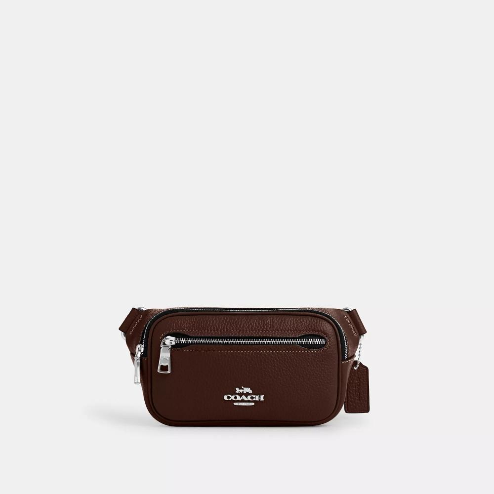 

Coach Elias Mini Belt Bag Silver Maple One Size