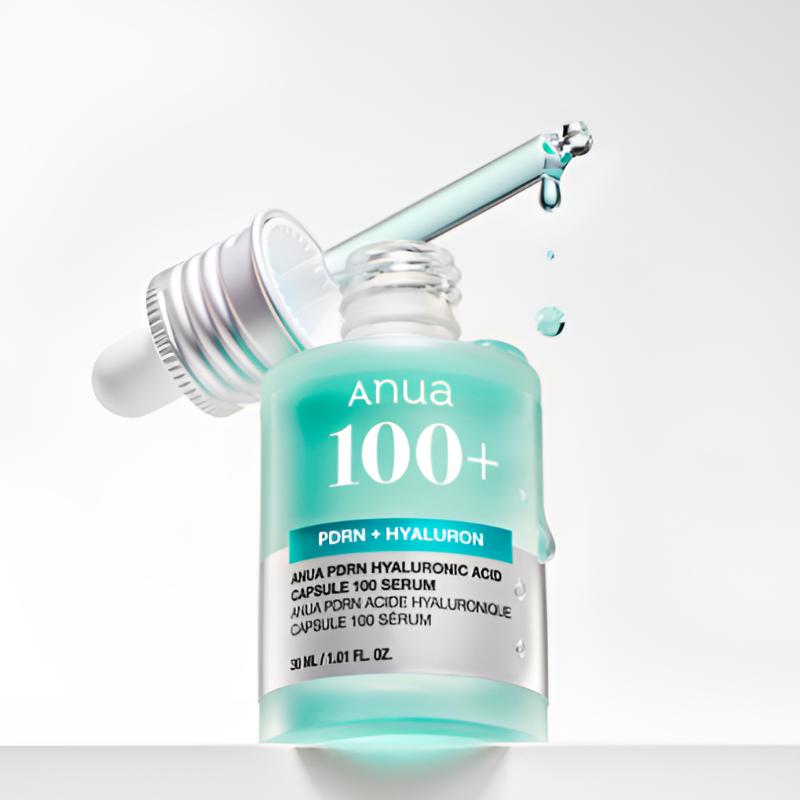 ANUA PDRN Hyaluronic Acid Capsule 100 Serum 30ml Moisturizing Korean Skincare